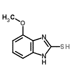 CAS 登录号：149367-83-9， 4-甲氧基-1,3-二氢-2H-苯并咪唑-2-硫酮