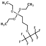 structure of CAS# 149838-19-7, Triethoxy{3-[(1,1,1,2,3,3,3-Heptafluoro-2-Propanyl)Oxy]Propyl}Silane;3-(Heptafluoroisopropoxy)propyltriethoxysilane;3-(Heptafluoroisopropoxy)-propyltriethoxysilane;3-(Heptafluoroisopropoxy)propyltriethoxysilane 97%