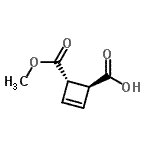 CAS#: 149883-21-6， (1S,4S)-4-(Methoxycarbonyl)-2-Cyclobutene-1-Carboxylic Acid