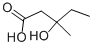 structure of CAS# 150-96-9, 3-Hydroxy-3-Methyl-Pentanoic Acid;3-Hydroxy-3-Methyl-Valeric Acid;Deoxymevalonic Acid;Pentanoic Acid, 3-Hydroxy-3-Methyl-