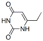 structure of CAS# 15043-03-5, 6-Ethyl-2,4(1H,3H)-Pyrimidinedione;6-Ethyluracil;Nsc58558