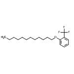 structure of CAS# 150503-14-3, 1-(Dodecyloxy)-2-(Trifluoromethyl)Benzene;2-(Dodecyloxy)benzotrifluoride;Dodecyl [2-(trifluoromethyl)phenyl] ether;44233_FLUKA