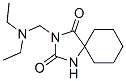 CAS#: 15089-99-3， 3-[(Diethylamino)Methyl]-1,3-Diazaspiro[4.5]Decane-2,4-Dione