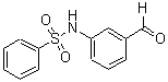 结构式 CAS# 151721-35-6, N-(3-甲酰基苯基)苯磺酰胺
