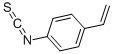 structure of CAS# 1520-20-3, 1-Ethenyl-4-Isothiocyanato-Benzene;1-Isothiocyanato-4-Vinyl-Benzene;1-Isothiocyanato-4-Vinylbenzene;1-Ethenyl-4-Isothiocyanato-Benzene