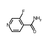 structure of CAS# 152126-30-2, 3-Fluoroisonicotinamide;3-Fluoroisonicotinamide
