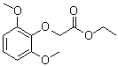 structure of CAS# 15267-83-1, Ethyl (2,6-Dimethoxyphenoxy)Acetate;(2,6-Dimethoxy-Phenoxy)-Acetic Acid Ethyl Ester;(2,6-DIMETHOXY-PHENOXY)-ACETICACIDETHYLESTER;2,6-Dimethoxyphenoxyacetic acid ethyl ester