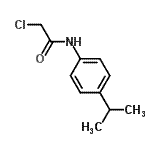 结构式 CAS# 1527-61-3, 2-氯-N-(4-异丙基苯基)乙酰胺