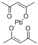 结构式 CAS# 15282-88-9, (T-4)-二(2,4-戊烷二酮)-铅