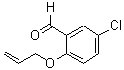 结构式 CAS# 152842-93-8, 2-(烯丙氧基)-5-氯苯甲醛