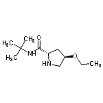 CAS#: 153290-89-2， (4R)-4-Ethoxy-N-(2-Methyl-2-Propanyl)-L-Prolinamide
