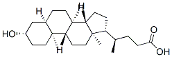 CAS#: 1534-35-6， (4R)-4-[(3S,5R,8R,9S,10S,13R,14S,17R)-3-Hydroxy-10,13-Dimethyl-2,3,4,5,6,7,8,9,11,12,14,15,16,17-Tetradecahydro-1H-Cyclopenta[a]Phenanthren-17-Yl]Pentanoic Acid