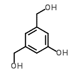 structure of CAS# 153707-56-3, 3,5-Bis(Hydroxymethyl)Phenol;3,5-Di(hydroxymethyl)phenol
