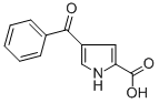 结构式 CAS# 15372-84-6, 4-苯甲酰基-1H-吡咯-2-羧酸