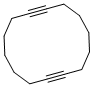 结构式 CAS# 1540-80-3, 1,8-环十四碳二炔