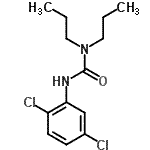 structure of CAS# 15442-00-9, 3-(2,5-Dichlorophenyl)-1,1-Dipropylurea;1-(2,5-dichlorophenyl)-3,3-dipropylurea;N'-(2,5-Dichlorophenyl)-N,N-dipropylurea;N'-(2,5-Dichlorophenyl)-N,N-dipropylurea #