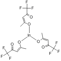 structure of CAS# 15453-87-9, Tris(1,1,1-Trifluoro-2,4-Pentanedionato)-Indium