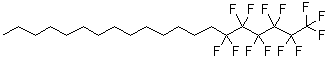 structure of CAS# 154628-00-9, 1,1,1,2,2,3,3,4,4,5,5,6,6-Tridecafluoroicosane;1-(Perfluorohexyl)tetradecane;1-(Perfluoro-n-hexyl)tetradecane;1,1,1,2,2,2,3,3,4,4,5,5,6,6-Tridecafluoroeicosane