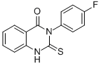 structure of CAS# 1547-15-5, 3-(4-Fluorophenyl)-2,3-Dihydro-2-Thioxo-4(1H)-Quinazolinone;3-(4-Fluorophenyl)-2-Thioxo-1H-Quinazolin-4-One;Js-208C;A3605/0152784