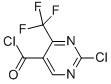 structure of CAS# 154934-99-3, 2-Chloro-4-(Trifluoromethyl)-5-Pyrimidinecarbonylchloride;2-Chloro-4-(Trifluoromethyl)Pyrimidine-5-Carbonyl Chloride 97%;2-Chloro-4-(Trifluoromethyl)Pyrimidine-5-Carbonylchloride97%;2-CHLORO-4-(TRIFLUOROMETHYL)PYRIMIDINE-5-CARBONYL CHLORIDE