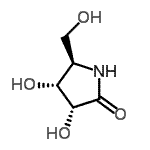 CAS#: 155102-96-8， (3R,4R,5R)-3,4-Dihydroxy-5-(Hydroxymethyl)-2-Pyrrolidinone