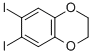 structure of CAS# 155303-91-6, 2,3-Dihydro-6,7-Diiodo-1,4-Benzodioxin;2,3-DIHYDRO-6,7-DIODO-1,4-BENZODIOXIN;6,7-DIIODOBENZO(1,4)DIOXAN