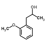 structure of CAS# 15541-26-1, 1-(2-Methoxyphenyl)-2-Propanol;1-(2-METHOXYPHENYL)-2-PROPANOL;2-Propanol, 1-(2-methoxyphenyl)-;Benzeneethanol,2-methoxy-a-methyl-