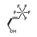 structure of CAS# 155990-90-2, (2E)-3-(Pentafluoro-lambda<Sup>6</Sup>-Sulfanyl)-2-Propen-1-Ol;(2E)-3-(Pentafluoro-λ<sup>6</sup>-sulfanyl)-2-propen-1-ol;(2E)-3-(Pentafluoro-λ<sup>6</sup>-sulfanyl)-2-propén-1-ol;(2E)-3-(Pentafluor-λ<sup>6</sup>-sulfanyl)-2-propen-1-ol
