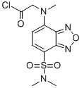 structure of CAS# 156153-43-4, 2-[[7-(Dimethylsulfamoyl)-2,1,3-Benzoxadiazol-4-Yl]-Methylamino]Acetyl Chloride;2-[[7-(Dimethylsulfamoyl)-2,1,3-Benzoxadiazol-4-Yl]-Methyl-Amino]Acetyl Chloride;2-[[7-(Dimethylsulfamoyl)Benzofurazan-4-Yl]-Methyl-Amino]Acetyl Chloride;2-[[7-(Dimethylsulfamoyl)-2,1,3-Benzoxadiazol-4-Yl]-Methyl-Amino]Ethanoyl Chloride