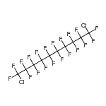 structure of CAS# 156186-28-6, 1,10-Dichloro-1,1,2,2,3,3,4,4,5,5,6,6,7,7,8,8,9,9,10,10-Icosafluorodecane;1,10-Dichloroeicosafluorodecane;1,10-Dichloroperfluorodecane;MFCD00155742