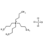 结构式 CAS# 15625-59-9, 四-N-丁基铵碘四氯化物