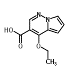 CAS 登录号：156335-40-9， 4-乙氧基吡咯并[1,2-b]哒嗪-3-羧酸