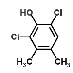 structure of CAS# 1570-67-8, 2,6-Dichloro-3,4-Dimethylphenol;2,6-Dichloro-3,4-dimethylphenol;MFCD16622257