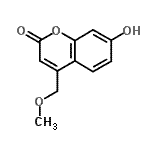 structure of CAS# 157101-77-4, 7-Hydroxy-4-(Methoxymethyl)-2H-Chromen-2-One;7-hydroxy-4-(methoxymethyl)-2H-chromen-2-one;7-hydroxy-4-(methoxymethyl)chromen-2-one;7-Hydroxy-4-(methoxymethyl)coumarin