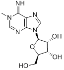structure of CAS# 15763-06-1, 1-Methyl-Adenosine;(2R,3S,4R,5R)-2-(Hydroxymethyl)-5-(6-Imino-1-Methyl-Purin-9-Yl)Tetrahydrofuran-3,4-Diol;(2R,3S,4R,5R)-2-(Hydroxymethyl)-5-(6-Imino-1-Methyl-9-Purinyl)Tetrahydrofuran-3,4-Diol;(2R,3R,4S,5R)-2-(6-Imino-1-Methyl-Purin-9-Yl)-5-Methylol-Tetrahydrofuran-3,4-Diol