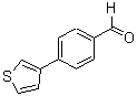 结构式 CAS# 157730-74-0, 4-(3-噻吩基)-苯甲醛