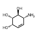 CAS#: 157752-14-2， (1S,2S,3S,6R)-6-Amino-4-Cyclohexene-1,2,3-Triol