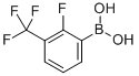 structure of CAS# 157834-21-4, B-[2-Fluoro-3-(Trifluoromethyl)Phenyl]-Boronic Acid;2-METHOXY-3-TRIFLUOROMETHYL-BENZENEBORONIC ACID, 96+%;2-Fluoro-3-(Trifluoromethyl)Benzeneboronic Acid 97%;2-Fluoro-3-(Trifluoromethyl)Benzeneboronicacid97%