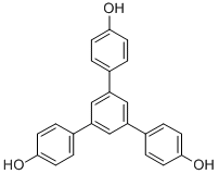 structure of CAS# 15797-52-1, 1 3 5-Tris(4-Hydroxyphenyl)Benzene;Nsc407266;1,3,5-Tris(4-Hydroxyphenyl)Benzene;476935_Sial
