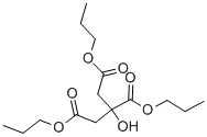 structure of CAS# 1587-21-9, Citric Acid Tri-n-Propyl Ester;Tripropyl Citrate;1,2,3-Propanetricarboxylic Acid, 2-Hydroxy-, Tripropyl Ester