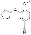 structure of CAS# 159783-16-1, 3-(Cyclopentyloxy)-4-Methoxy-Benzonitrile;3-(CYCLOPENTYLOXY)-4-METHOXYBENZONITRILE