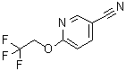 structure of CAS# 159981-18-7, 6-(2,2,2-Trifluoroethoxy)-3-Pyridinecarbonitrile;6-(2,2,2-Trifluoroethoxy)Pyridine-3-Carbonitrile95+%;2-(2,2,2-Trifluoroethoxy)Pyridine-5-Carbonitrile 98%;2-(2,2,2-Trifluoroethoxy)Pyridine-5-Carbonitrile98%