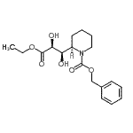 CAS#: 160169-48-2， Benzyl (2R)-2-[(1R,2S)-3-Ethoxy-1,2-Dihydroxy-3-Oxopropyl]-1-Piperidinecarboxylate