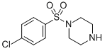 structure of CAS# 16017-53-1, 1-[(4-Chlorophenyl)Sulfonyl]-Piperazine;Zinc00309238