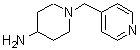 structure of CAS# 160357-89-1, 1-(4-Pyridinylmethyl)-4-Piperidinamine;1-(Pyridin-4-ylmethyl)piperidin-4-amine dihydrochloride;1-Pyridin-4-ylmethyl-piperidin-4-ylamine;MFCD06739068