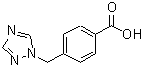 结构式 CAS# 160388-54-5, 4-(1H-1,2,4-三唑-1-基甲基)苯甲酸