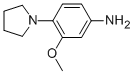 CAS#: 16089-42-2， 3-Methoxy-4-(1-Pyrrolidinyl)-Benzenamine