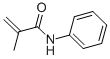 structure of CAS# 1611-83-2, N-Phenylmethacrylamide;2-Methyl-N-Phenyl-Prop-2-Enamide;2-Methyl-N-Phenyl-Acrylamide;Zinc01387653