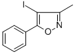 structure of CAS# 16114-53-7, 4-Iodo-3-Methyl-5-Phenyl-Isoxazole;4-Iodo-3-Methyl-5-Phenyl-1,2-Oxazole, (4-Iodo-3-Methyl-1,2-Oxazol-5-Yl)Benzene, (4-Iodo-3-Methylisoxazol-5-Yl)Benzene;4-IODO-3-METHYL-5-PHENYLISOXAZOLE;3-Methyl-5-Phenyl-4-Iodoisoxazole