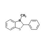 CAS#: 16192-33-9， 3-Methyl-2-Phenyl-2,3-Dihydro-1,3-Benzothiazole